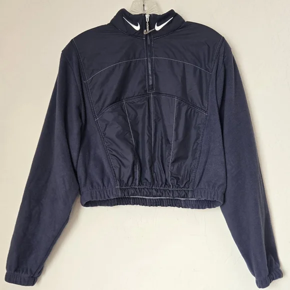 Nike Fleece Lined Track Jacket Sz M - Picture 2 of 5